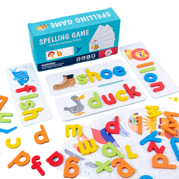 Alphabet Puzzle Toy Learning Educational Toys Spell Letter Matching Game for Preschool Toddlers Kids, Christmas Birthday Gifts