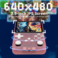 R36S Handheld Game Console 3.5-in 640*480 IPS OCA Screen 3200mAh Opensource System RK3326 Pink Transparent