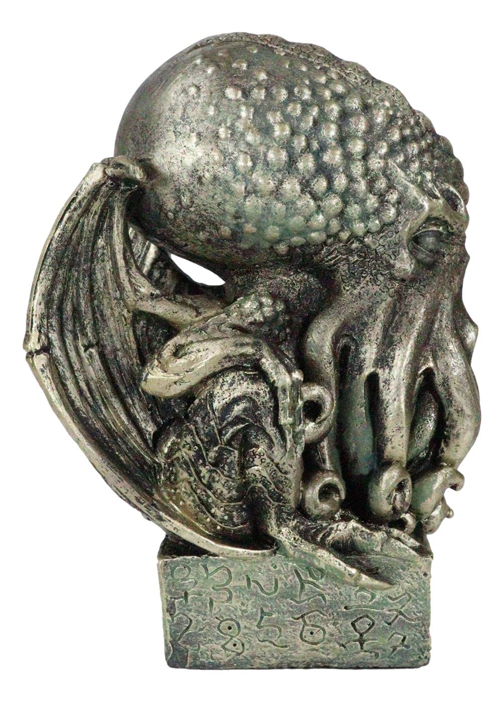 Ebros Ocean Terror The Call Of Cthulhu Skull Figurine 7' H Kraken Giant Sea Monster Octopus Sculpture The Ancient One Primordial High Priest Nautical Decor Giant Octopus Monster Statue