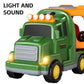 Temi Dinosaurs Truck Toys For Boys Kids 3-5 Years, Transport Car With 3 Dinosaur Figures And 3 Monster Cars, Friction Powered Toy Vehicle In Carrier With Light And Sound, Toddler Play Gifts Set