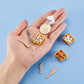 Skylety 28 Pieces 1:12 Dollhouse Kitchen Decorations  6 Pieces Miniature Egg Beater and Utensils with 18 Pieces Mini Egg Models Miniature Food Toy with Pottery Holder Pretend Play Toy