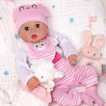 Babeside Realistic Baby Doll Eyes Open & Close - Bailyn, 20 Inch Reborn Baby Dolls With Toy Accessories Gift Set For Boys Girls Kids Age 3+