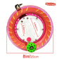 Kaiciuss Kite Reel Winder With Line, Kite String Reel For Kids & Adults, Easy To Use Kite String And Spool, It Comes With Durable Kite Thread And Connector (Pink)