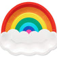 American Greetings Rainbow Party Supplies, Dinner Plates (36-Count)