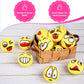 Lovestown 24 Pcs Stress Balls Bulk, 2.5 Inch Funny Stress Balls Foam Face Squeeze Balls For Kids Adults Coworkers Stress Relief Squeeze
