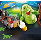 Playmobil Ghostbusters Slimer Figure with Hot Dog Stand - Multi Color, Model 9222, Plastic Material