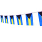Bahamas Flag Bahamian Flag,100Feet/76Pcs National Country World Pennant Flags Banner,Party Decorations Supplies For,Bar,Indoor A
