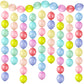 Meanplan 100 Pcs Link Balloon Linking Balloon Latex Linkable Balloons Connected Wedding Party Decoration(Macaron Colors,10 Inch)