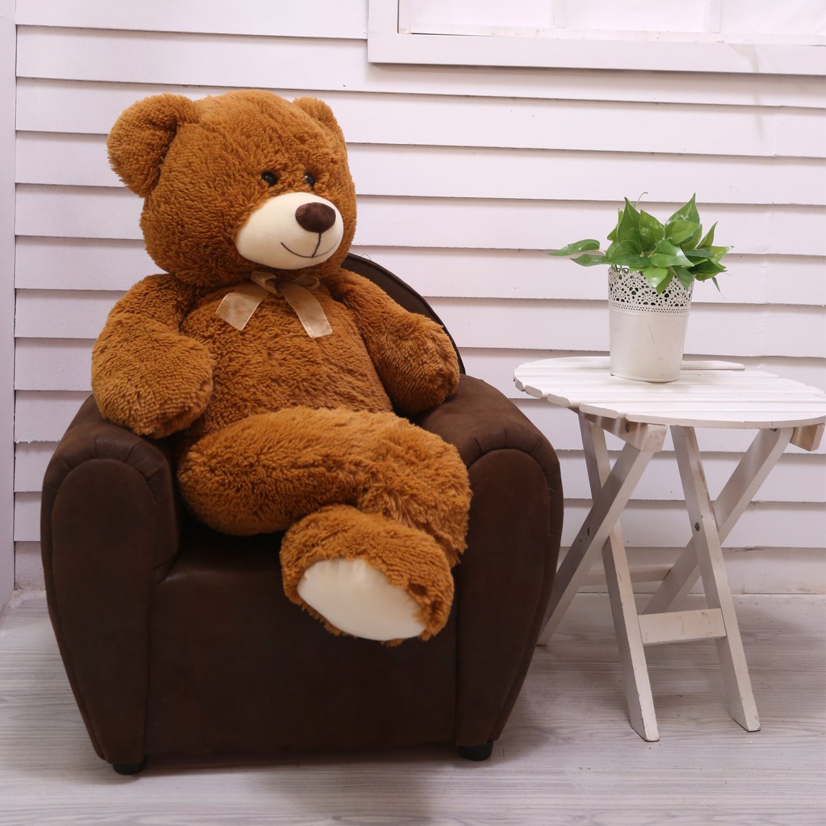 Hollyhome Teddy Bear Plush Giant Teddy Bears Stuffed Animals Teddy Bear Love 36 Inch Brown