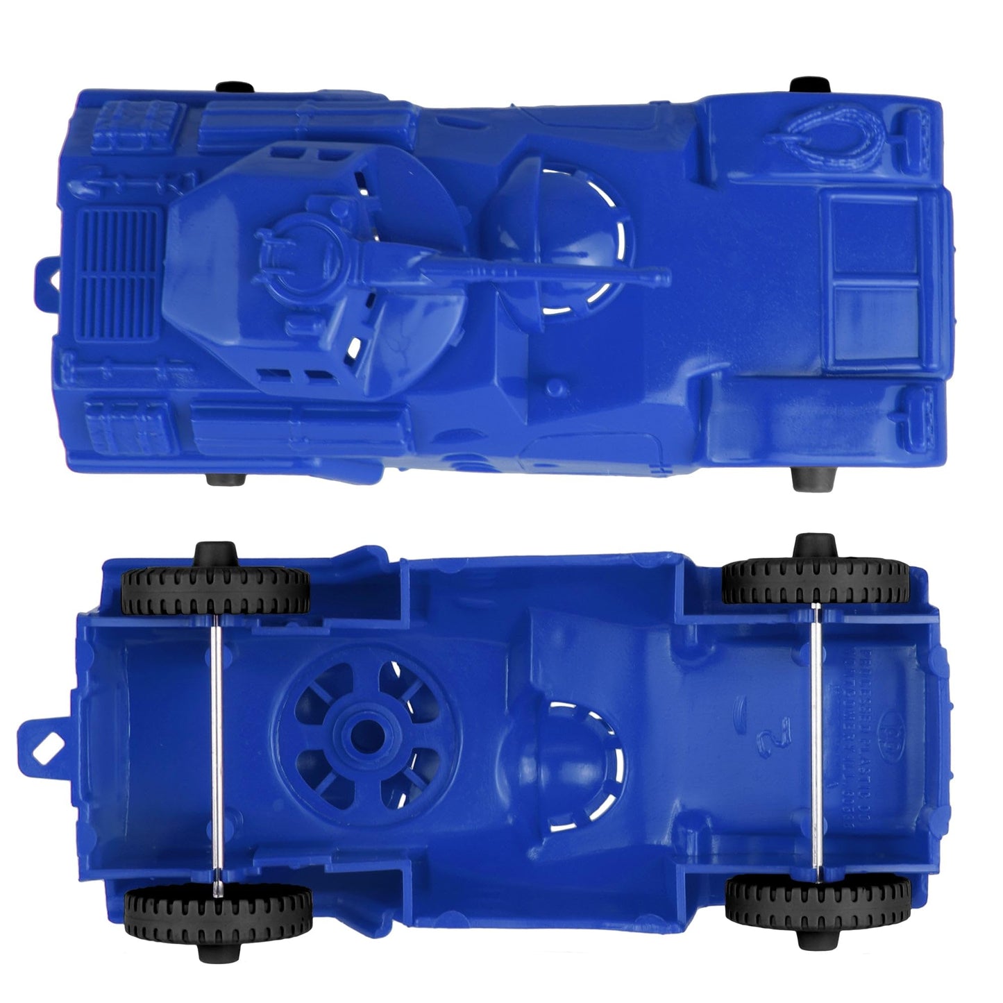 TimMee Recon Patrol Armored Cars - Blue Plastic Army Men Scout Vehicles