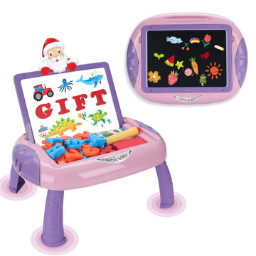 Qrytoi Drawing Board For Kids, Toddler Toys For Age 1-2 Boys Girls With Magnetic Letters And Numbers, Educational Learning Toys