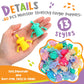 Motionchic 80 Pcs Finger Puppets Toys Cute Monster Puppet Soft Rubber Finger Toys Of Monster Little Devil Pattern Finger Doll To