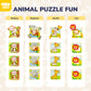 Toy Life Wooden Puzzles For Toddlers 2-4, Toddler Montessori Toys For 1 2 3 Year Old Boys Girls, Animals Wood Jigsaw Puzzles, Ed