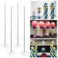 YALLOVE Balloon Column Stand Kit Set of 4, 7 Feet Height Adjustable Balloon Tower Pillar with Reusable Metal Telescopic Design f