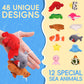 Joyrapt 48 Pack Small Stuffed Animals Bulk Gifts For Kids (2.3/2''-2.5/3.5'' Each), Party Favors Toys For Girls, Easter Basket S