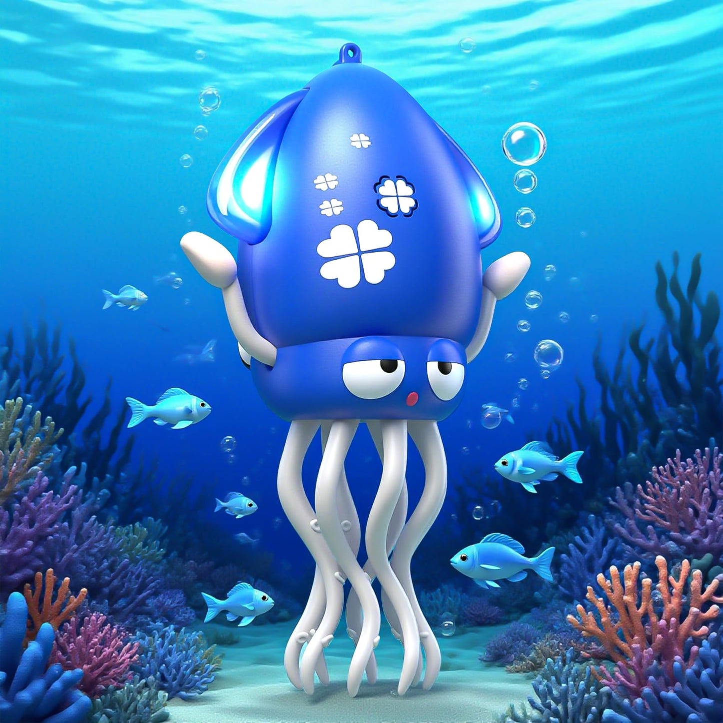 SWTOIPIG Electric Dancing Octopus Toy with Led Light and Music  Kids Electric Crawling Octopus Tummy Time Toy  Rechargeable Interactive Sensory Toys  for Christmas Birthday Gift (Blue)