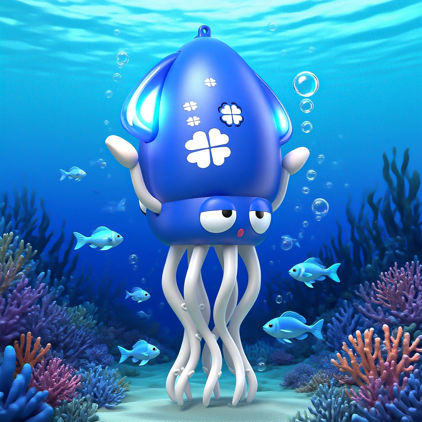 SWTOIPIG Electric Dancing Octopus Toy with Led Light and Music  Kids Electric Crawling Octopus Tummy Time Toy  Rechargeable Interactive Sensory Toys  for Christmas Birthday Gift (Blue)