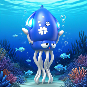 SWTOIPIG Electric Dancing Octopus Toy with Led Light and Music  Kids Electric Crawling Octopus Tummy Time Toy  Rechargeable Interactive Sensory Toys  for Christmas Birthday Gift (Blue)