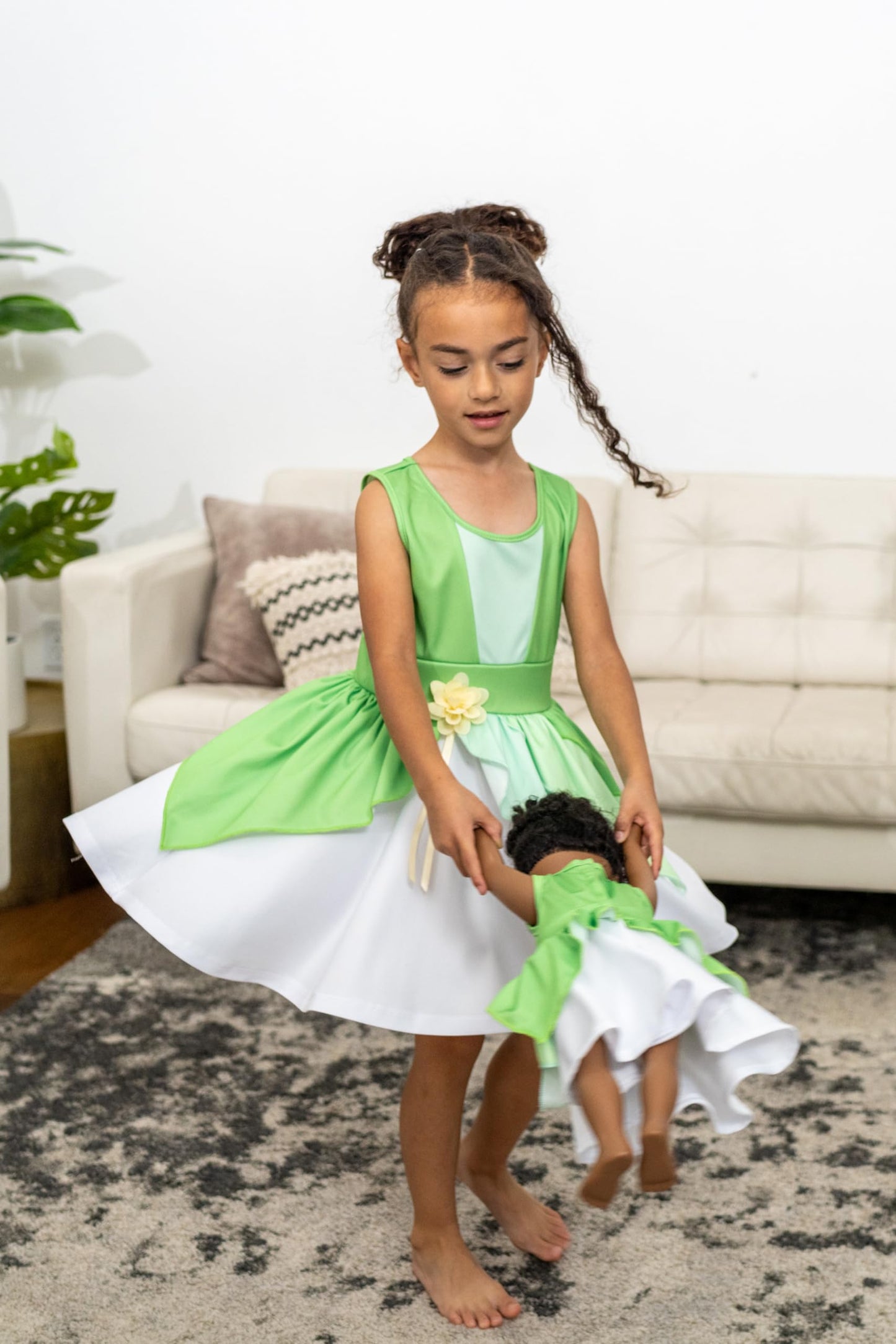 Little Adventures Lily Pad Twirl Dress - Machine Washable Child Pretend Play And Party Dress With No Glitter (Child Size 12)