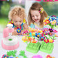 WKYCOE Fabric Flower Bouquets Craft Kit, DIY Arts and Crafts for Kids 4 5 6 7 8 9 Year Toddler Girl - Flowers Market Toy Educati
