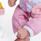 Jc Toys La Baby Caucasian 16-Inch Small Soft Body Baby Doll La Baby | Washable |Removable White And Pink Outfit W/Hat, Pacifier & Magic Bottle | For Children 12 Months +