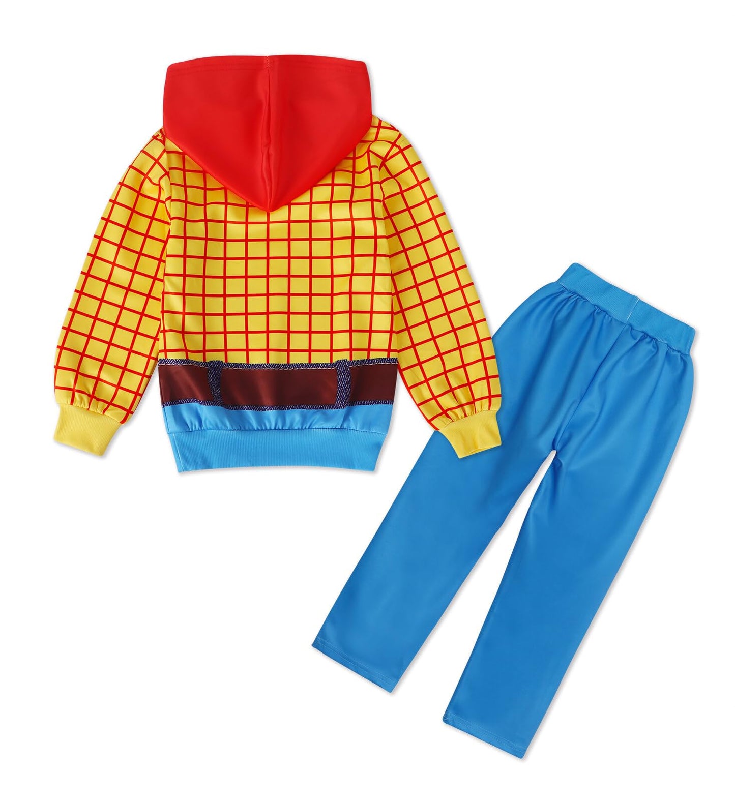 Eledobby Woody Costume Boys Woody Halloween Outfit Kids Long Sleeve Sweatshirt For Boys Christmas Birthday Gift 7-8 Years