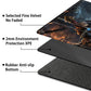 for MTG Card Playmat with Zone Game Play Mat for MTG TCG 24 x 14 inches Non-Slip Play Mat for Commander Board RPG CCG Game TCG Other Card Games/Mouse Pad-Cat Warrior Holds The decorative replica blade