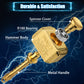 Transformable Fidget Spinner, Metal Hand Hammer Fidgit Chain Toy For Kids Adults, Cool Shield Fingertip Gyro Stress Relief Cube