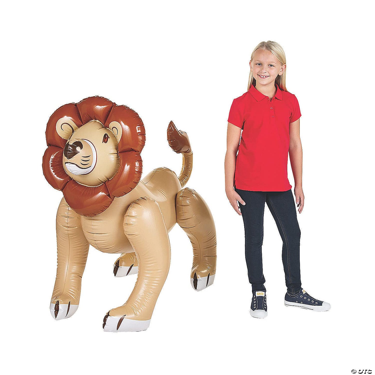 Inflatable Jumbo African Safari Lion - Party Decor and VBS Toys - 1 Piece
