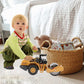 Qcar 1/50 Scale Metal Road Roller Toy, Metal Construction Vehicles Model Toy, Outdoor Sandbox Car Toys, Birthday Gift Toddler Bo