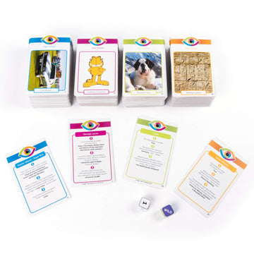 Cardinal Eye Know Trivia Card Game - Fun Paper Card Game for Family & Friends, Model 6039233