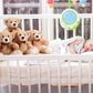 Civaner 4 Pack 14 Inches Bear Plush Stuffed Animals Cute Soft Bears Gifts Bulk For Girls Boys Girlfriend(Light Brown)