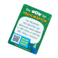 WONDERY KIDS Goliath Wow Velociraptor Toy - Jumbo Multicolor Plastic Dinosaur with Fun Fact Card