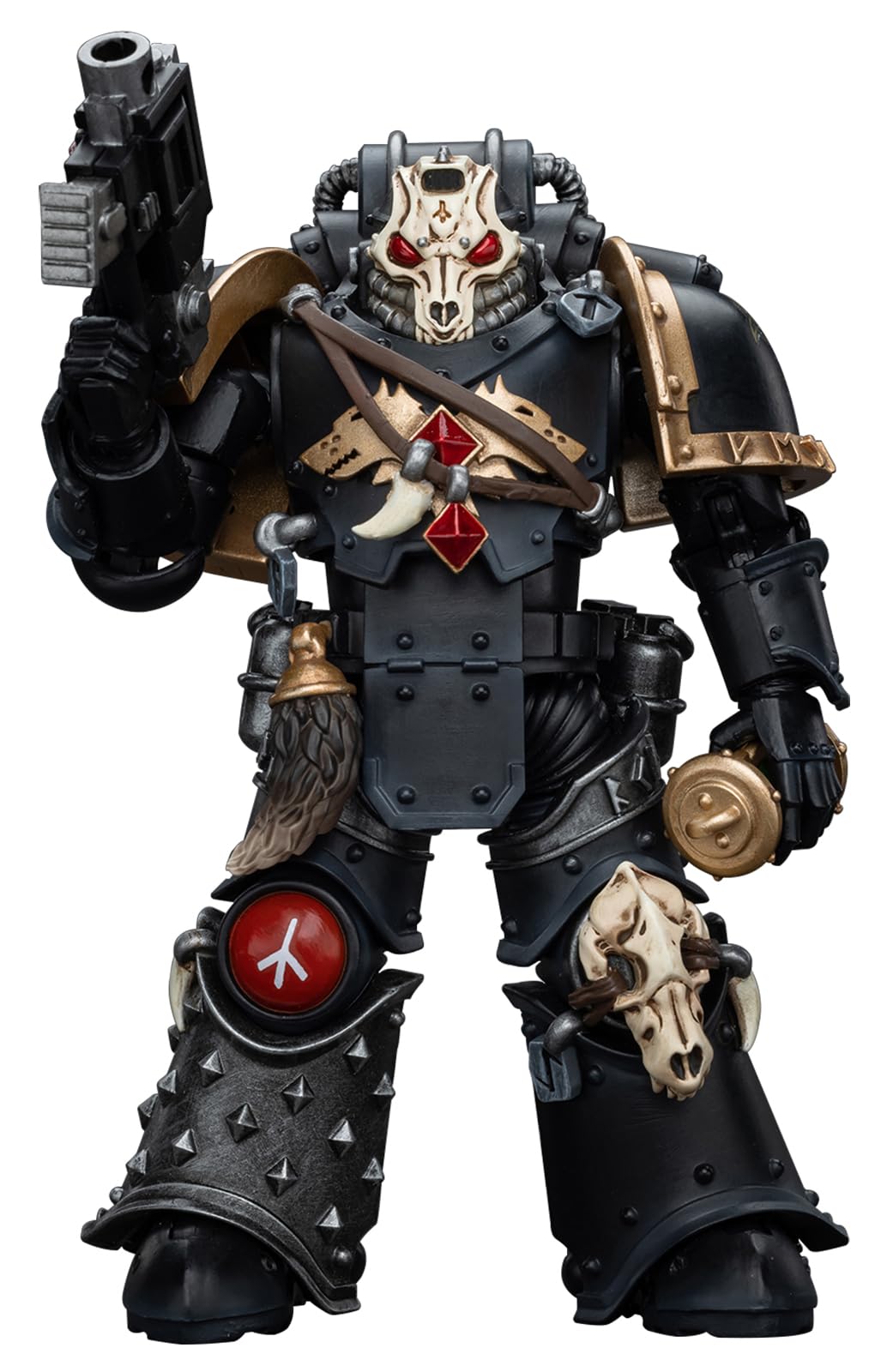 Joytoy Warhammer 40K 1/18 Action Figures, Space Wolves Deathsworn Pack Deathsworn 2 Perfect For Collectors & Decor, Ideal Gift F