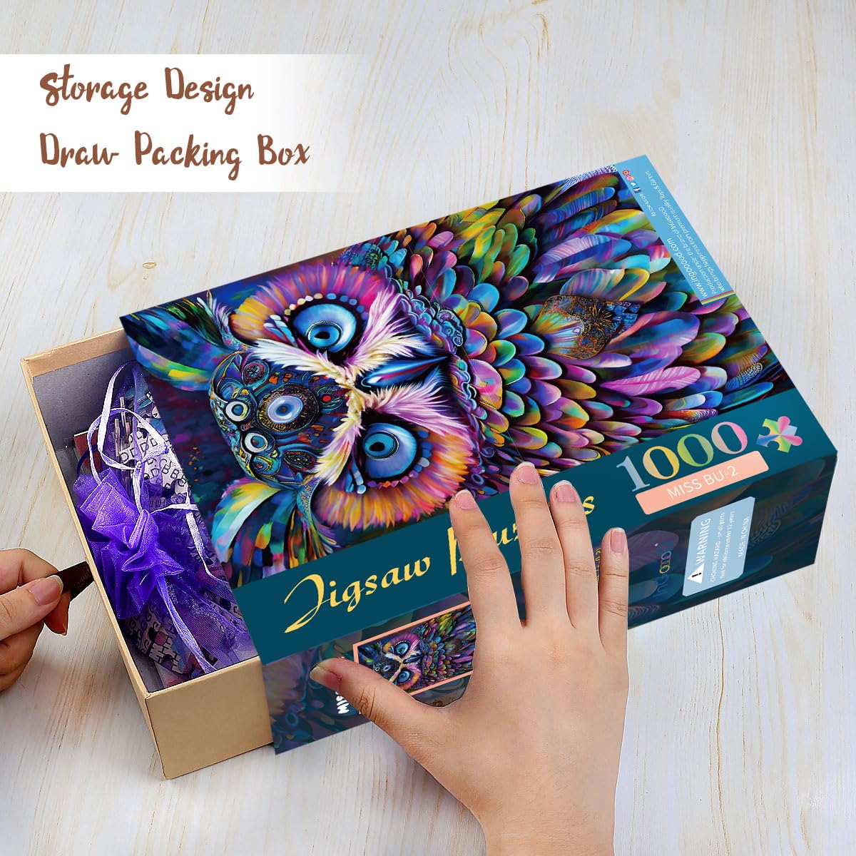Ingooood Jigsaw Puzzle 1000 Pieces-Fantasy Series - Miss BU-2 - Entertainment Toys for mature-themed Special Graduation or Birthday Gift Home Decor