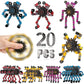 20 Pcs Deformable Robot Fidget Spinners Toys For Party Favor, Transformable Fingertip Spinner For Classroom Prizes, Christmas Va