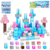 Magnetic Block Set - 110 Pcs Magnetic Building Blocks - Magnet Princess Magic Ice World, Magnetic Tiles, Magnetic Toys, Magnetic