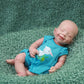 Dangtpor 16' Realistic Newborn Silicone Baby Doll - 4.4 Lbs, 3D Painted Skin, Visible Veins, Weighted Sleeping Girl