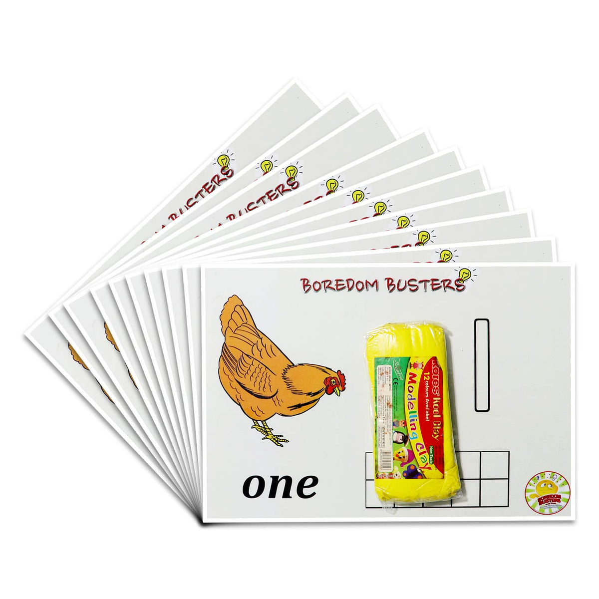 Boredom Busters Busy Bags | Educational DIY Toys for Kids | Feed The Hen for Age 4 Years Above