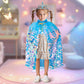 Meland Princess Dress Up for Girls 3-8  11Pcs Mermaid Cape with Crown  Dress Up Clothes Birthday Gift Toys for Girls Toddlers