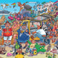 Jumbo, Wasgij, Original 37 - Holiday Fiasco!, Unique Collectable Jigsaw Puzzle For Adults, 1,000 Piece