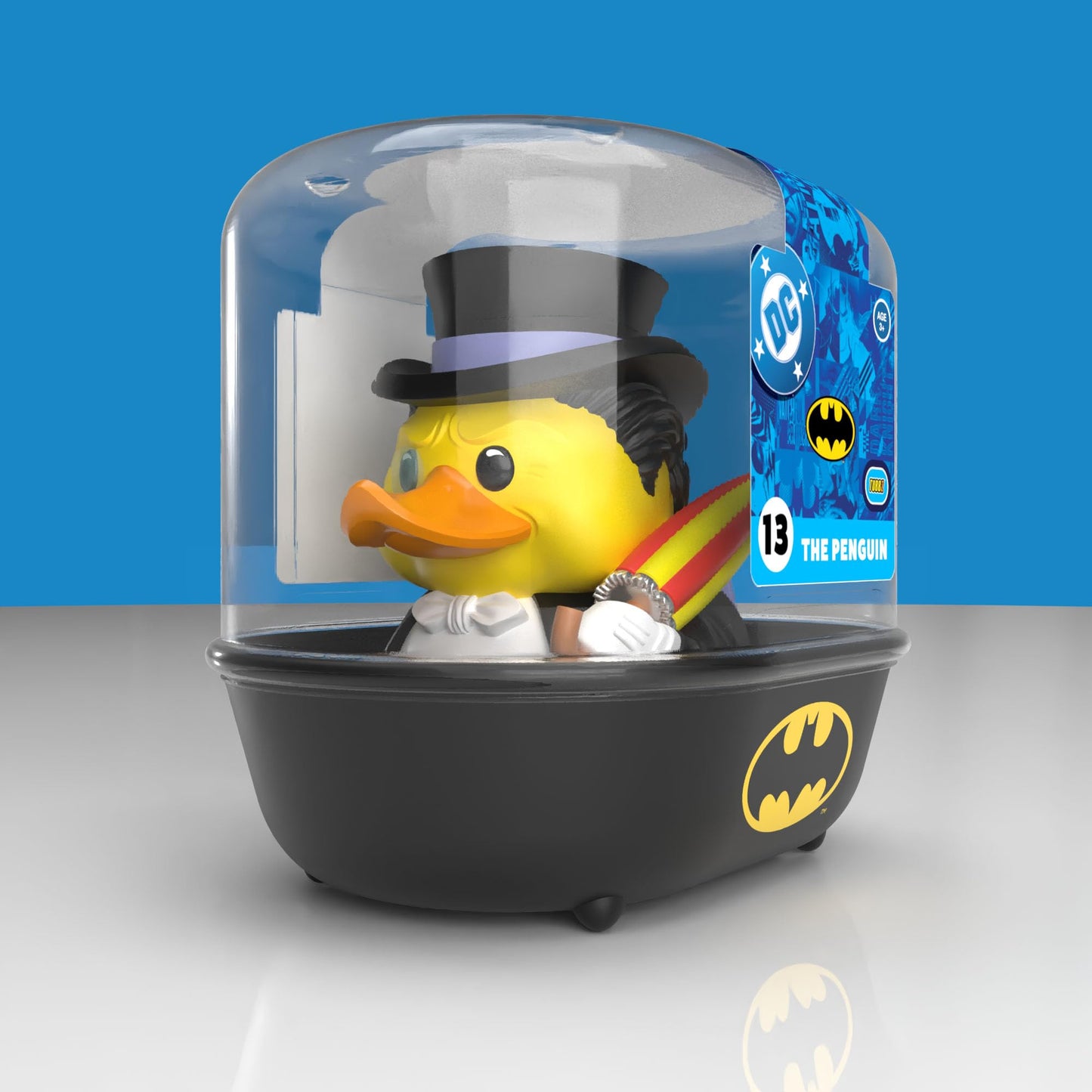 TUBBZ Penguin Cosplaying Rubber Duck Vinyl Figure - 3.54" PVC - First Edition DC Comics