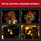 Briksmax 2.0 Light Kit For Lego A-Frame Cabin -Innovative Led Lighting Compatible With Lego Ideas 21338 - Not Included Lego Set