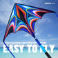 Sgftre Blue Large Delta Kites Flying Toys Easy To Fly