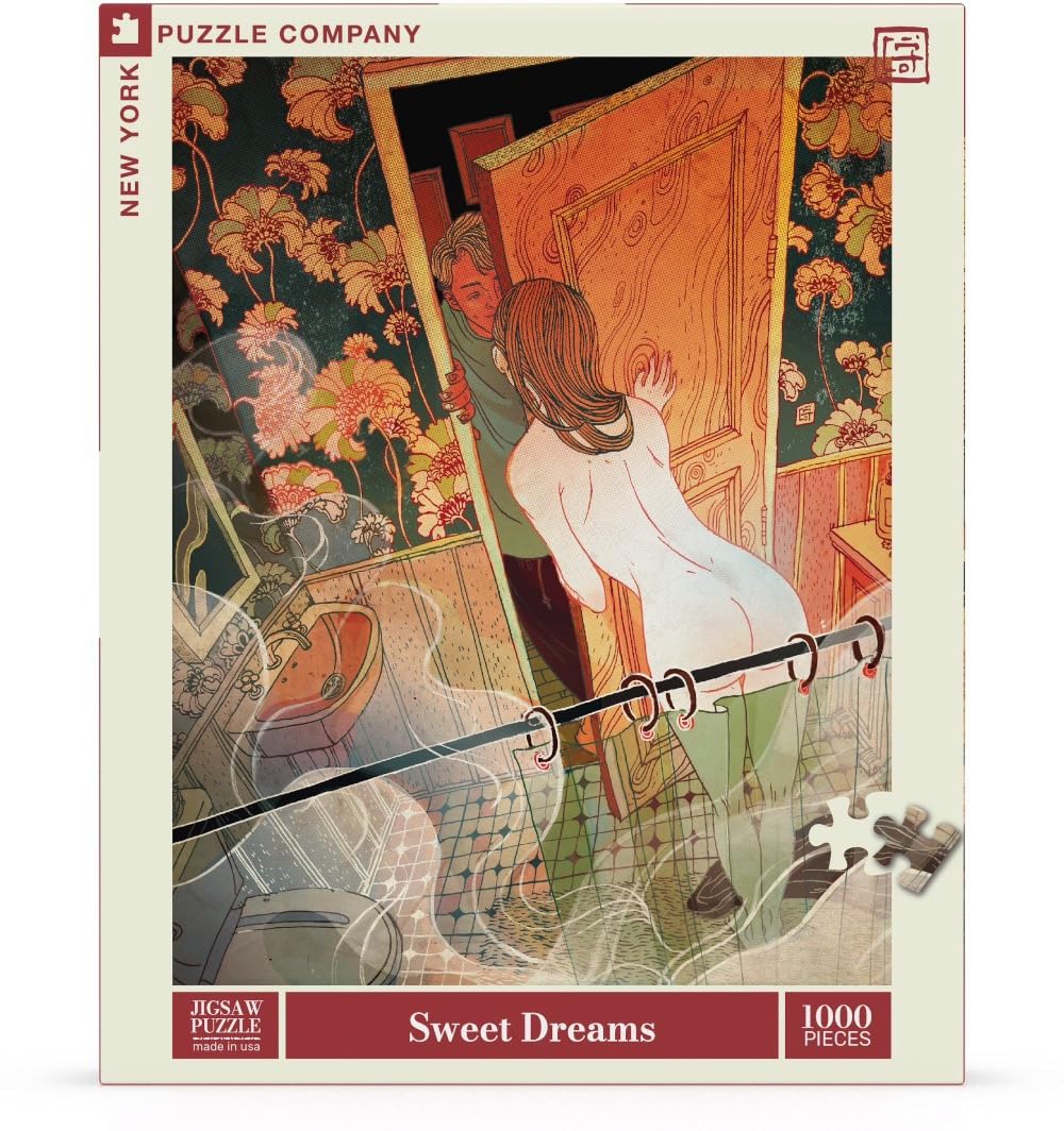 New York Puzzle Company - Victo Ngai Sweet Dreams - 1000 Piece Jigsaw Puzzle for Adults by Victo Ngai