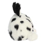Aurora Adorable Palm Pals Usagi Sea Bunny Stuffed Animal - Pocket-Sized Play - Collectable Fun - White And Black 5 Inches