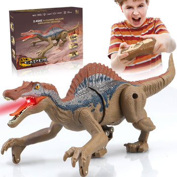 Gretex Remote Control Dinosaur Toys For 3 4 5 6 7 8 Years Old, Dinosaurs For Boys Age 4-7, Velociraptor Toy, Rc Dinosaurs, Robot Dinosaur Toys For Kids 5-7, Toy For 3 4 5 6 7 8 Years Old Boys