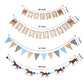Horse Birthday Decorations - Happy Birthday Burlap Banner - Felt Horse Garland And Pennant Banner - Western Party Decorations -