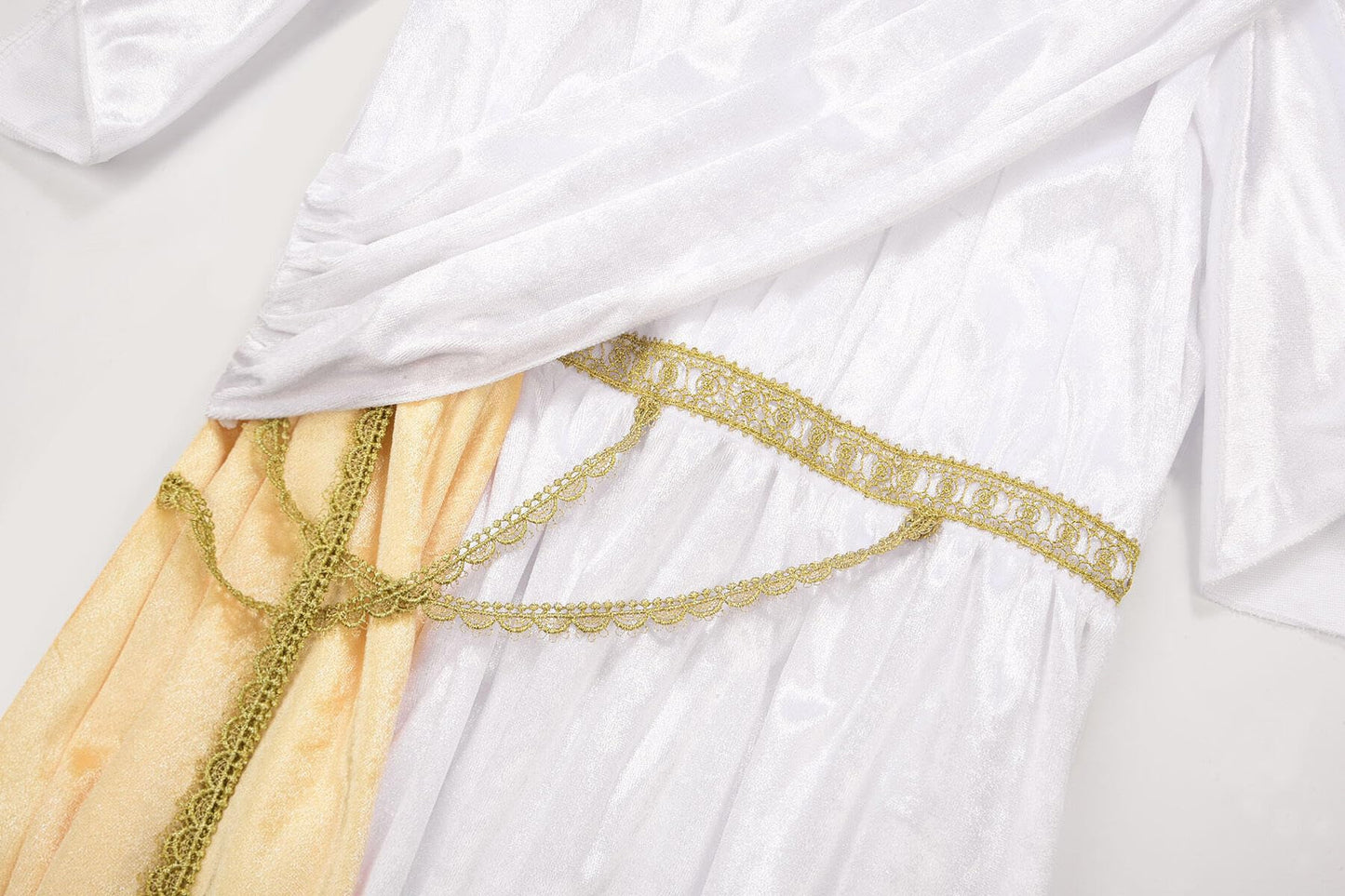 ReliParty Kid Angel Costume with Wings Halo and Artifactual Lily Flower 120