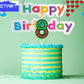 TNT Themed Birthday Cake Candles, Pixels Cake Topper for Boys Girls, Kids Birthday Party Decorations, Theme Birthday Party Suppl